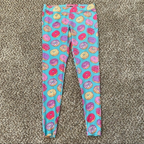Tipsy Elves Pants - Tipsy Elves Doughnut Leggings